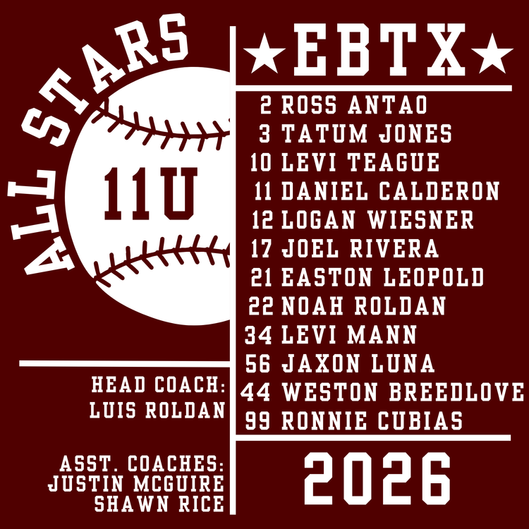 EBLL 11U Major BOYS