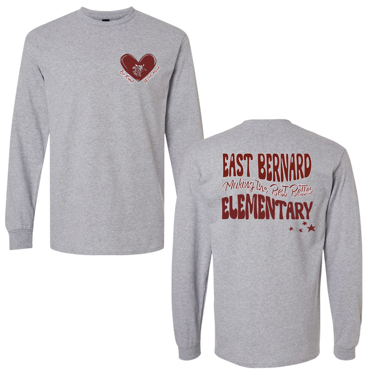 East Bernard Elementary Staff Long Sleeve Shirt