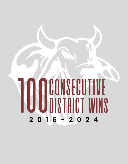 Brahmarette Volleyball - 100 Consecutive District Wins