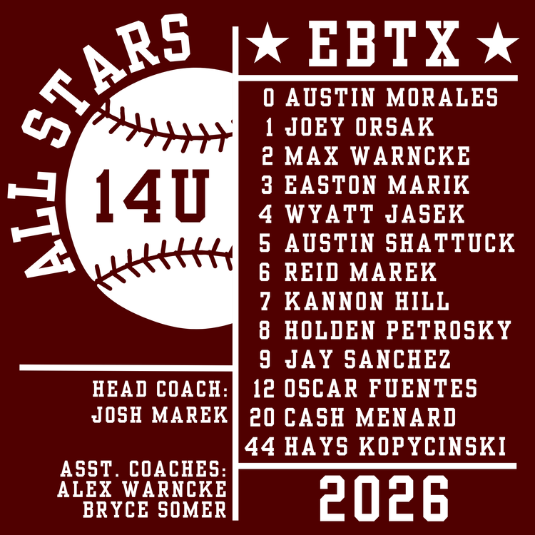 EBLL 14U Junior BOYS