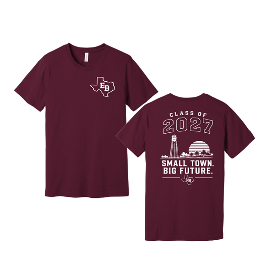 Senior Maroon Shirt with Water Tower