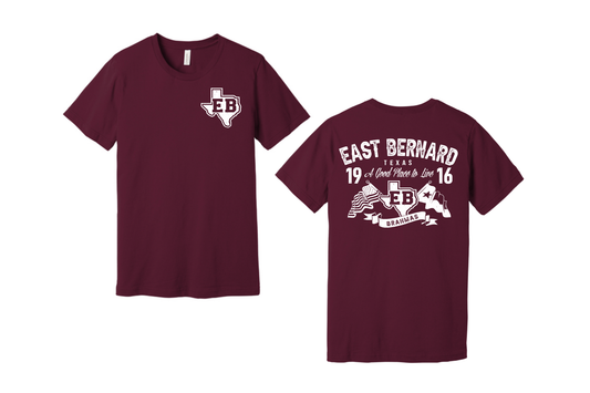 East Bernard Brahmas with Flag Shirt