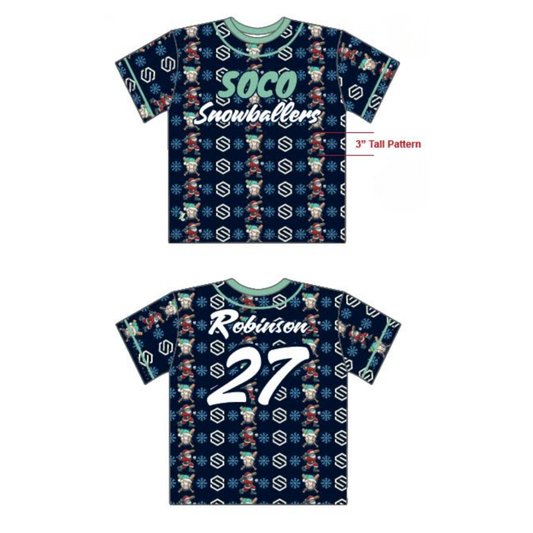 SOCO Baseball Christmas Jersey