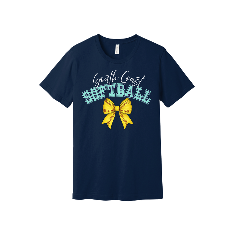South Coast Softball with Bow Shirt