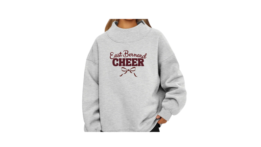 East Bernard Cheer Mock Neck Sweatshirt