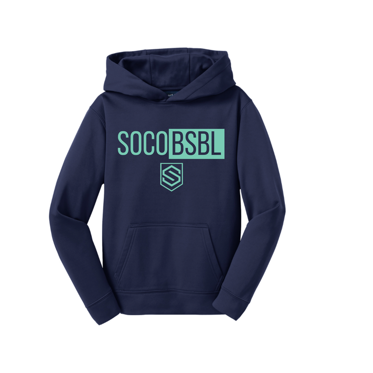 South Coast Cream Baseball Hoodie SOCO BSBL