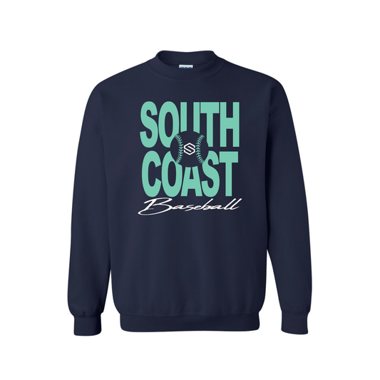 South Coast Cream Baseball Crewneck South Coast